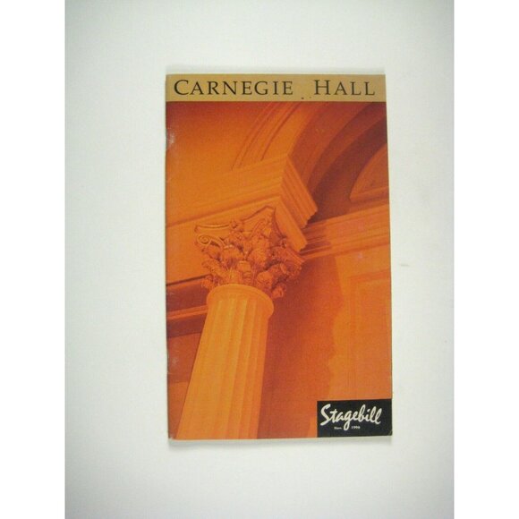 Philharmonic Stagebill November 1996 Chamber Orchestra Europe Harnoncourt - Picture 1 of 6